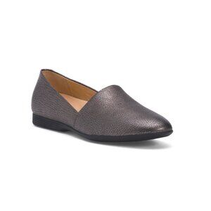 DANSKO Pewter Metallic Leather Larisa Slip On Comfort Loafers